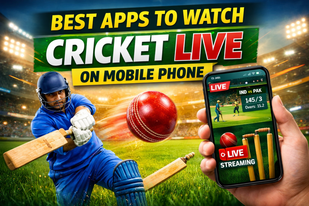 Best Apps to Watch Cricket Live